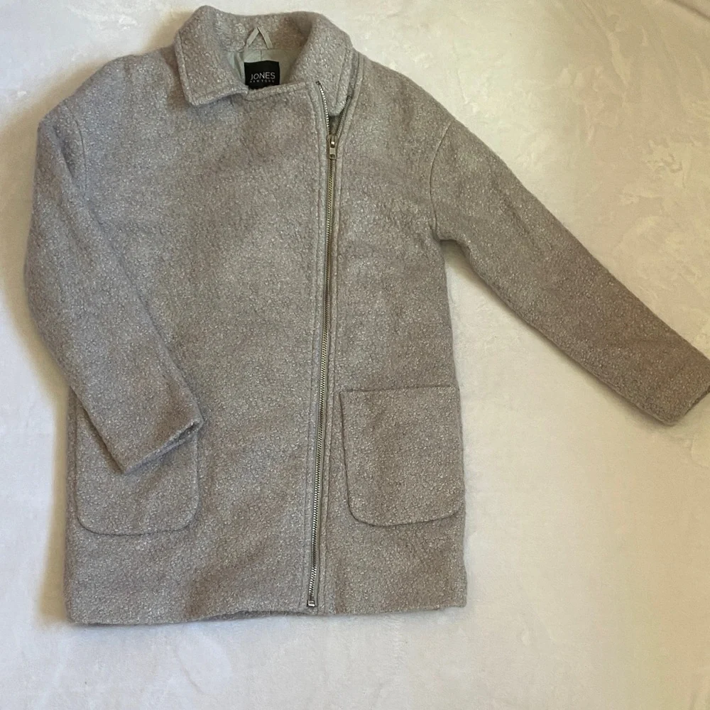 Jones New York GrayTeddy Jacket